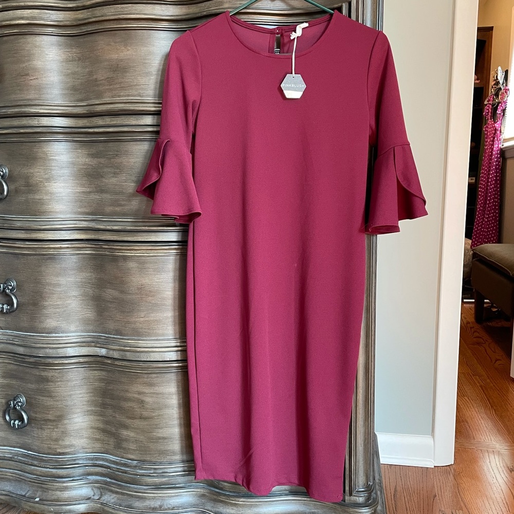 Pink Blush maternity dress